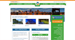 Desktop Screenshot of peoriagov.org